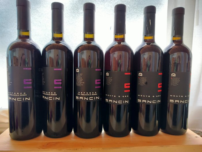 2020 x3 Refosco dal Peduncolo Rosso & 2019 x3 Rosso Monte D'oro, Sancin - 弗留利—威尼斯朱利亚 - 6 Bottles (0.75L)