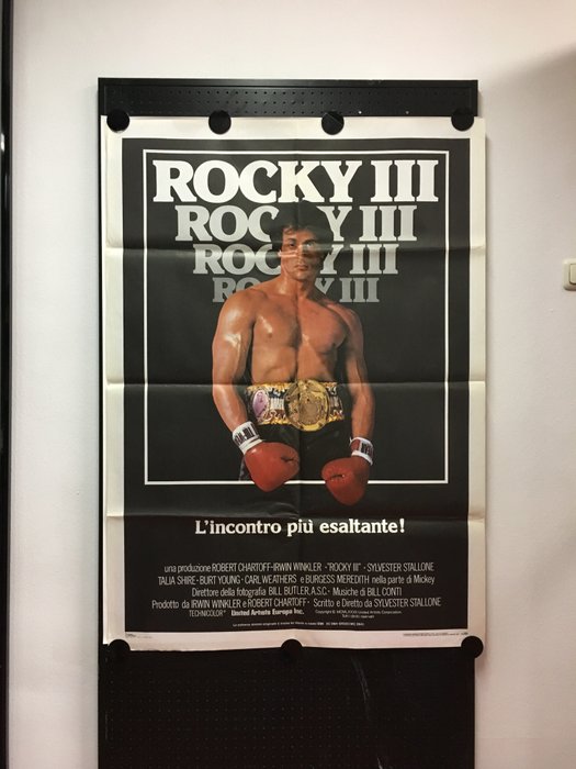 Rocky III - Sylvester Stallone - Original Italian Poster/ Manifesto 100x140 cm