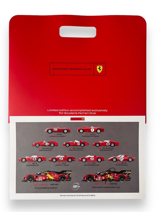 Scuderia Ferrari - 24 Tunnin Le Mans - Antonio Giovinazzi - 2023 - Painting 