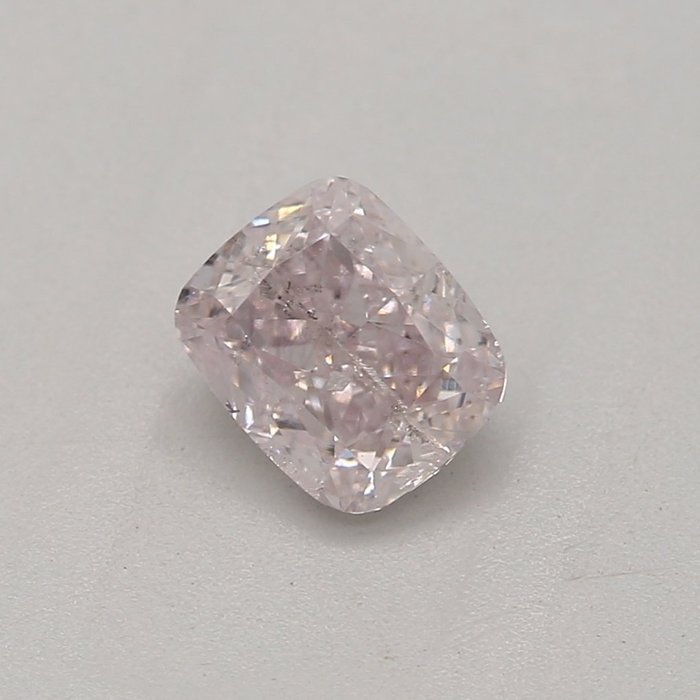 1 pcs Diamant - 0.41 ct - Kissen - light pink - I1