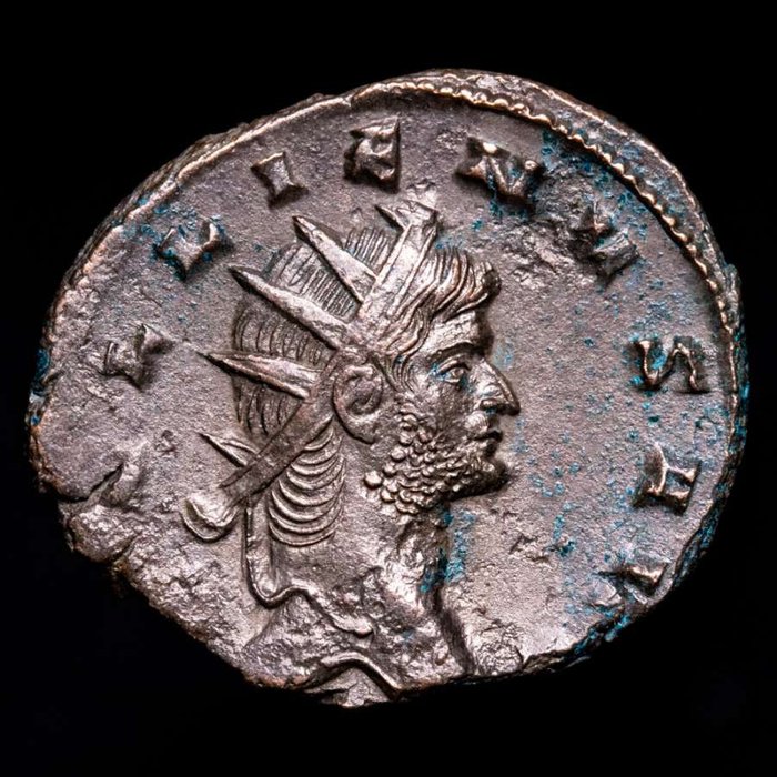 罗马帝国. 加利纳斯 （253-268）. Antoninianus Milan mint. 265-267 A.D. AETERN AVG / Sol standing right  (没有保留价)