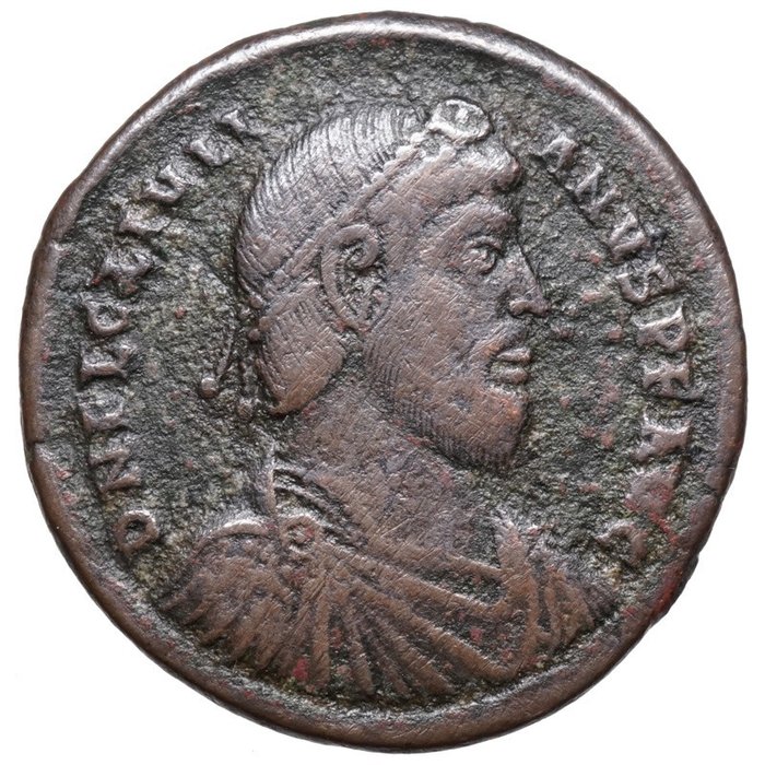 Impero romano. Giuliano II Apostata (360-363 d.C.). Double Maiorina Kyzikos, Apis-Stier/Bulle