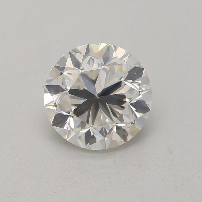 1 pcs Diamant - 1.00 ct - Rund - H - VS2