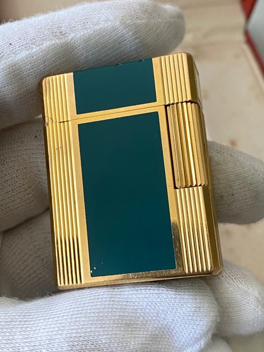 S.T. Dupont - Vintage Small Ligne 1 - Lighter - Gold plated, Laque de Chine