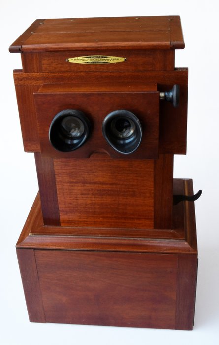 Educa Stereoscope tafel model voor stereo glas negatieven Stereoskop