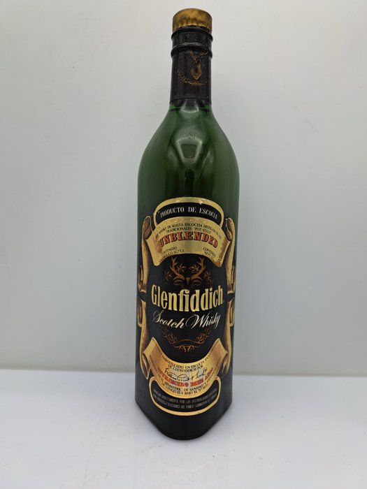 Glenfiddich 10 years old - Unblended - Original bottling  - b. Anni ‘70 - 75cl