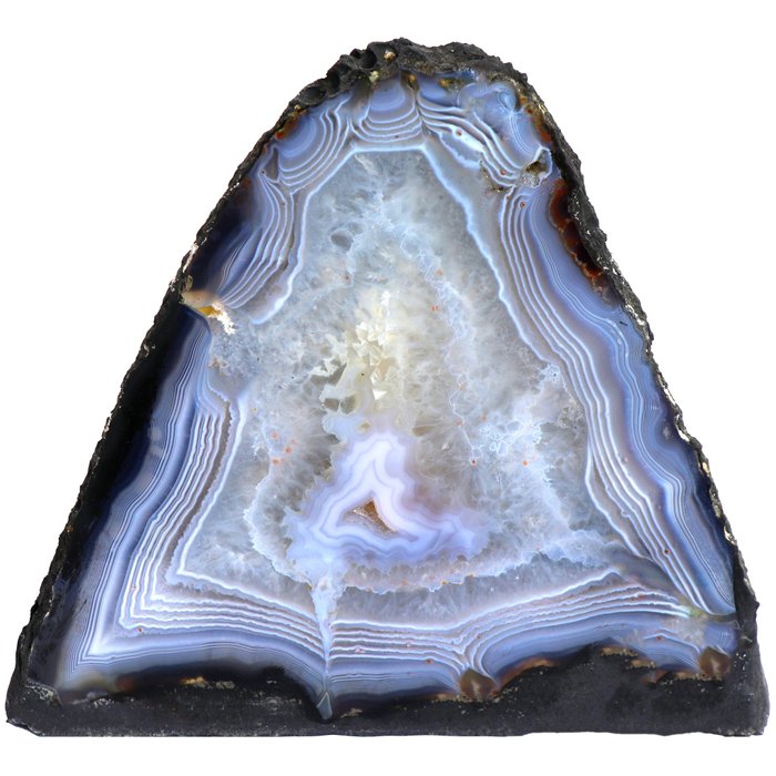 No Reserve - A Quality - Blue Agate - 20x20x13 cm - Geode- 5 kg