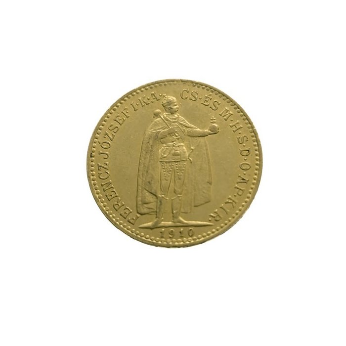 Österreich, Ungarn. Franz Joseph I. 1848-1916. 10 Korona 1910
