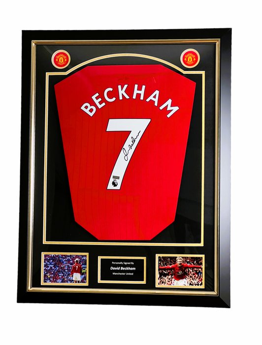 Manchester United - Liga Europa de Futebol - David Beckham - Camisola de futebol