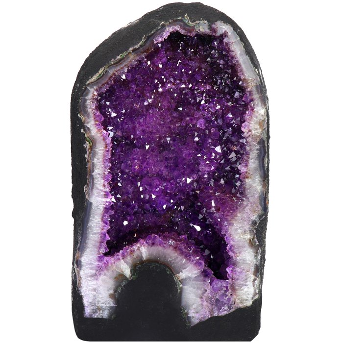 AA 品質 - 紫水晶 - 39x22x19 cm - 晶洞- 16 kg