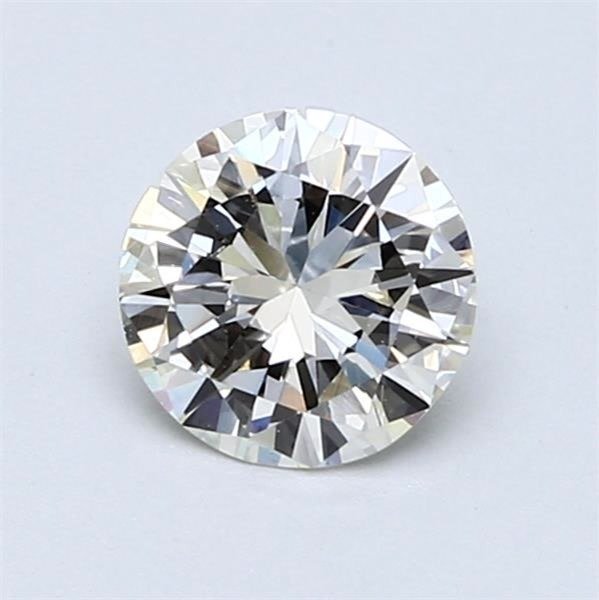 1 pcs 鑽石 - 0.80 ct - 圓形 - K(輕微黃色、從正面看是亮白的) - VVS2