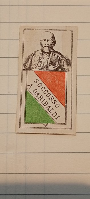 義大利. - 1 Lira 1860 Prestito a Garibaldi "Mantegazza" - Gav. Boa. 07.119