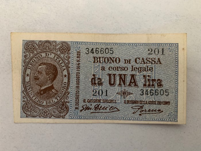 Italien. - 1 Lira 10/07/1921 - Pick 36