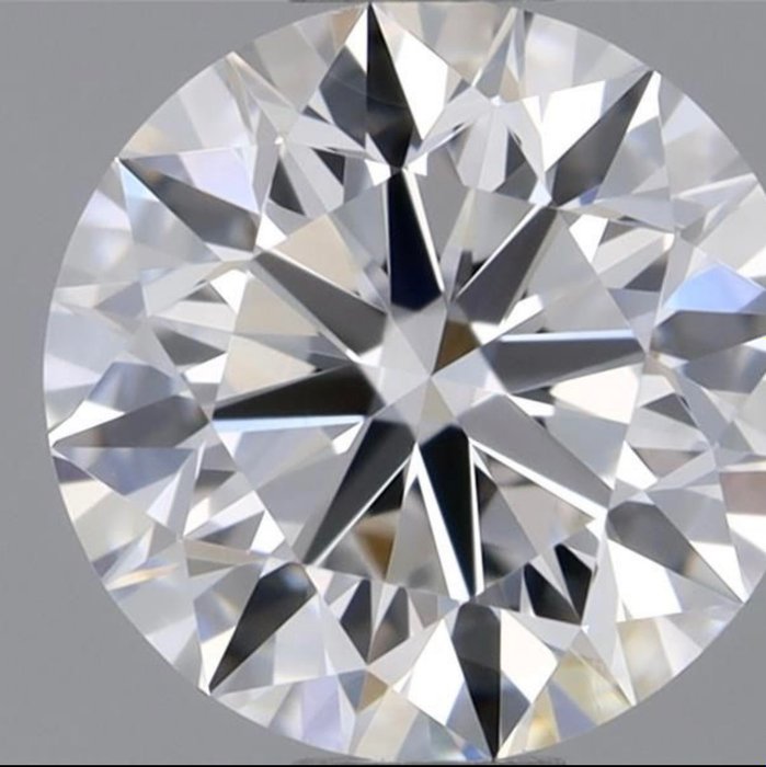 1 pcs Diamant - 0.50 ct - Brillant - E - VVS2, *No Reserve Price*