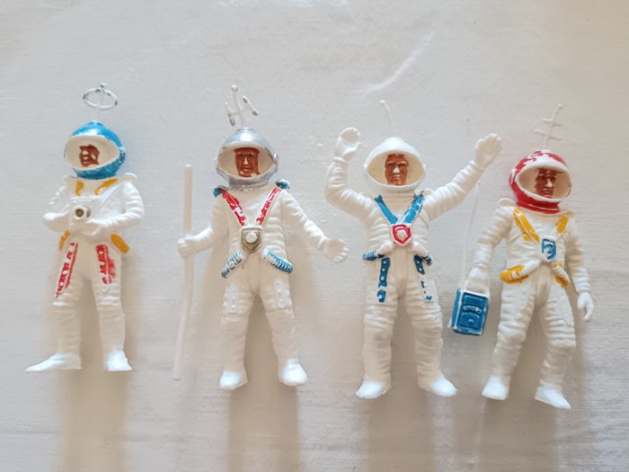 W. Germany  - 可动人偶 4 Astronauti - 1960-1970 - 德国