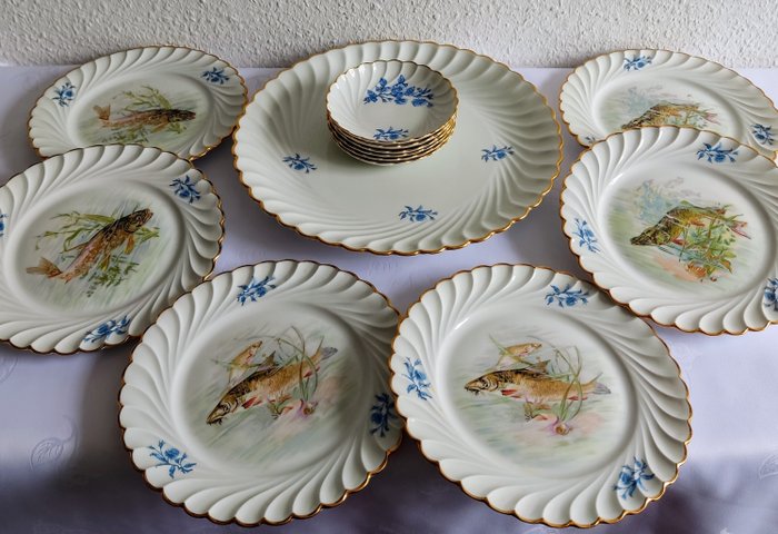 Haviland Limoges - France Authentique - Geschirr, - Serviço de mesa (13) - Porcelana