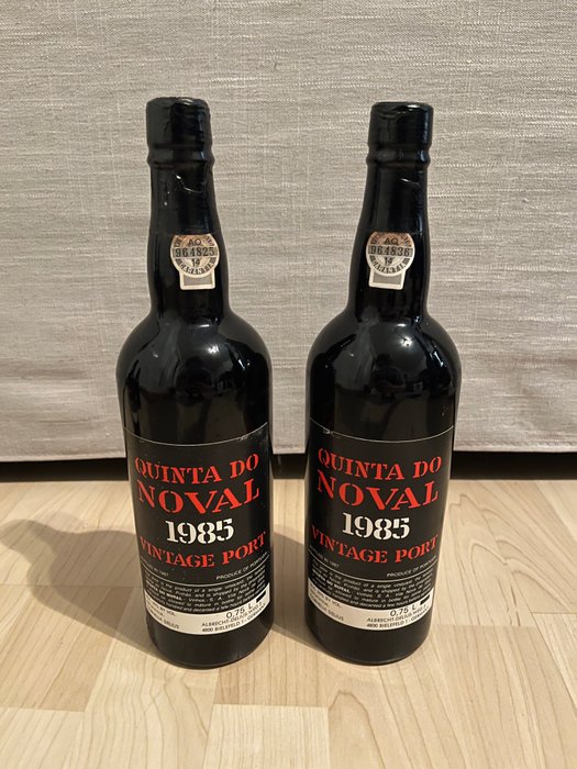 1985 Quinta do Noval - Oporto Vintage Port - 2 Flasker  (0,75 l)