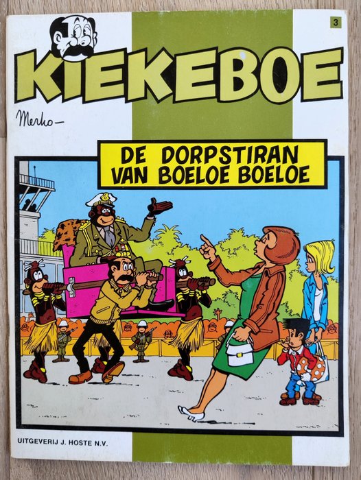 Kiekeboe 3a - De dorpstiran van Boeloe Boeloe - 1 Album - First edition - 1979