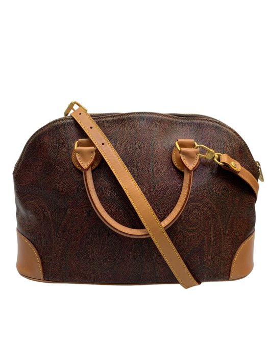 Etro - Paisley Leather Shoulder bag - Handtasche