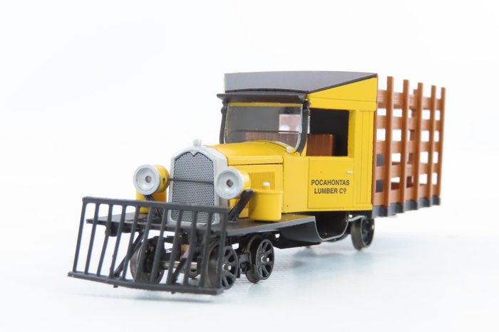 Bachmann, Spectrum On30 - 29160 - Locomotiva diesel (1) - Caminhão ferroviário - Pocahontas Lumber Co