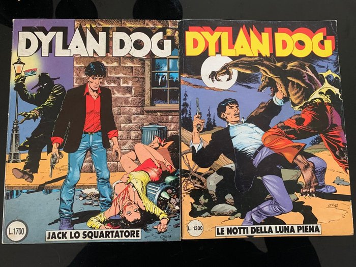 Dylan Dog nn. 2 e 3 - 2 Comic - First edition - 1986/1986