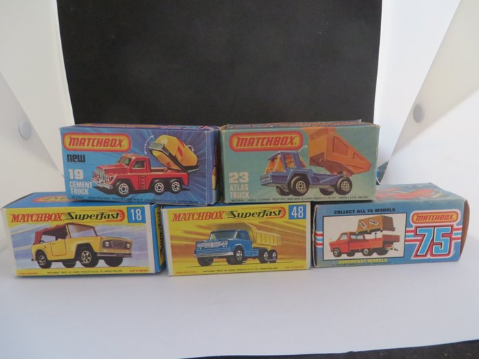 Matchbox 1:64 - 5 - Model car - 5x Superfast Models
