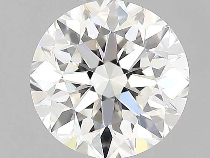 1 pcs 鑽石 - 0.80 ct - 明亮型 - I(極微黃、正面看為白色) - VVS2