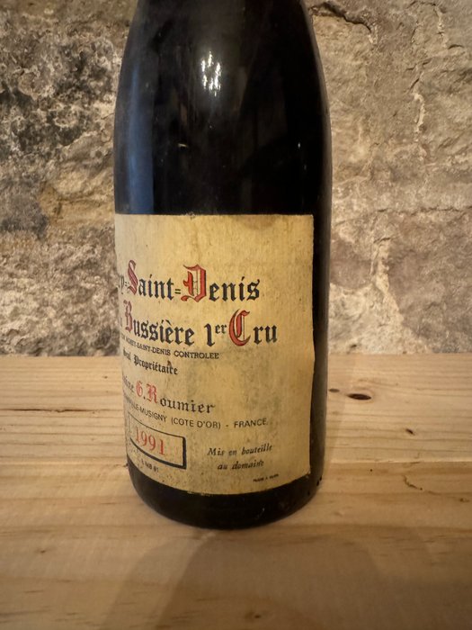 1991 Morey Saint Denis 1° Cru "Clos de La Bussière" - Domaine G. Roumier - 勃艮第 - 1 Bottle (0.75L)