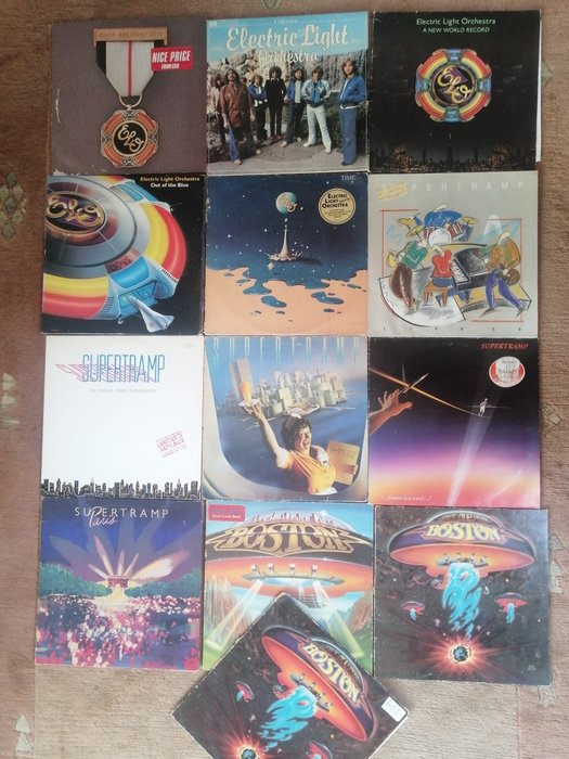 Supertramp , ELO , Boston - Multiple titles - Vinyl record - 1976