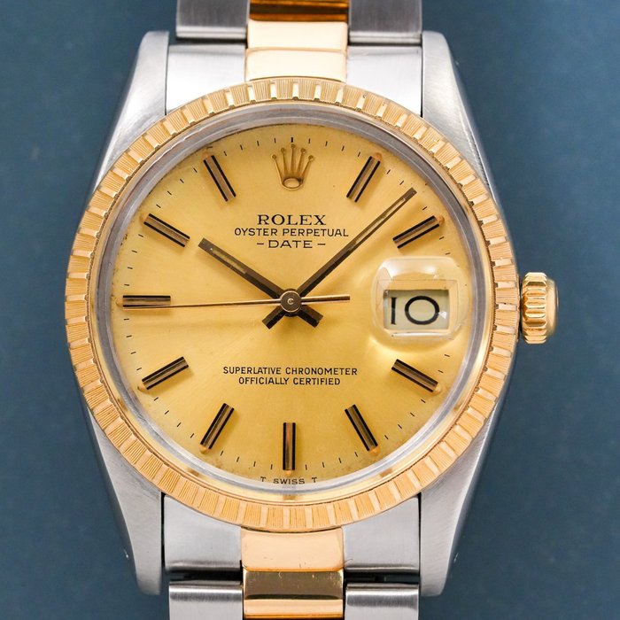 Rolex - Oyster Perpetual Date - Utan reservationspris - “NO RESERVE PRICE” 15053 - Män - 1970-1979