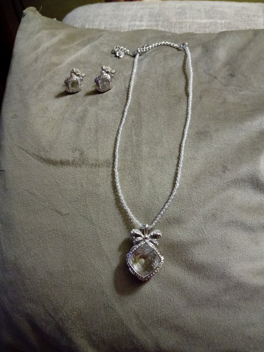 Swarovski - 鋼, 水晶 - 兩件珠寶套裝
