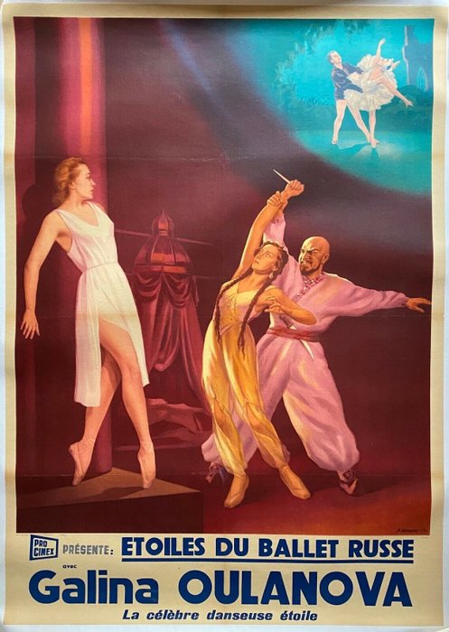 Wamaw - Etoiles du Ballet Russe, Galina Oulanova - 1950-talet