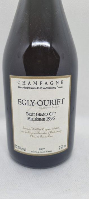 1996 Egly Ouriet, Millesime Grand Cru - Champagne - 1 Bouteille (0,75 l)