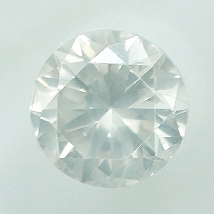 鑽石 - 0.71 ct - 明亮型 - I(極微黃、正面看為白色) - I1
