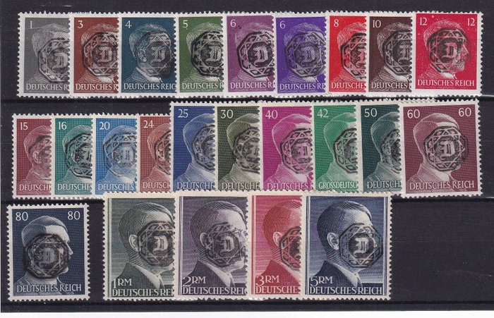 Alemania - Áreas postales locales 1945 - Löbau (sacksen) - Michel: 3/25, 7b