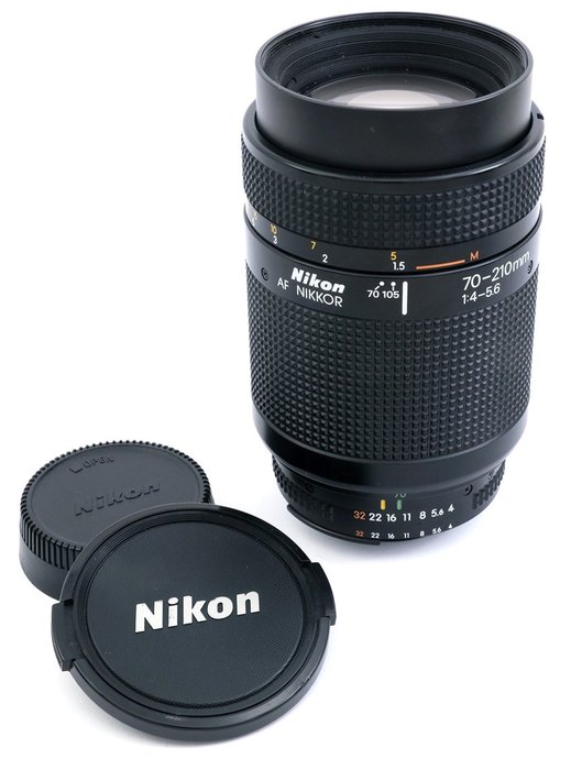 Nikon Nikkor zoom AF 70-210mm f4-5,6 working perfect. Kamera-objektiv
