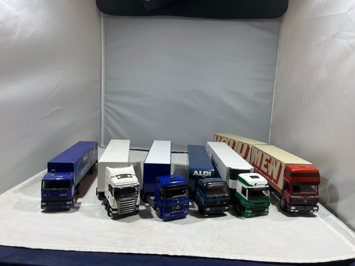 Lion toys,  NZG model,  Joal 1:50 - 6 - Modell lastbil - Camion assortiti