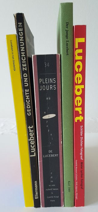 Lucebert - Lucebert Gedichte und Zeichnungen [with dedication], and 4 other books - 1962-2007