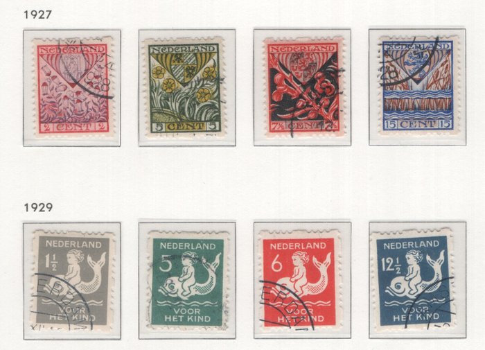荷蘭 1926/1933 - 兒童郵票卷 - NVPH R74/R101