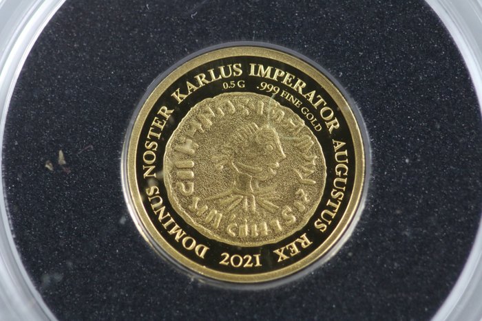 剛果. 100 Francs 2021 Augustus, (.999) Proof  (沒有保留價)