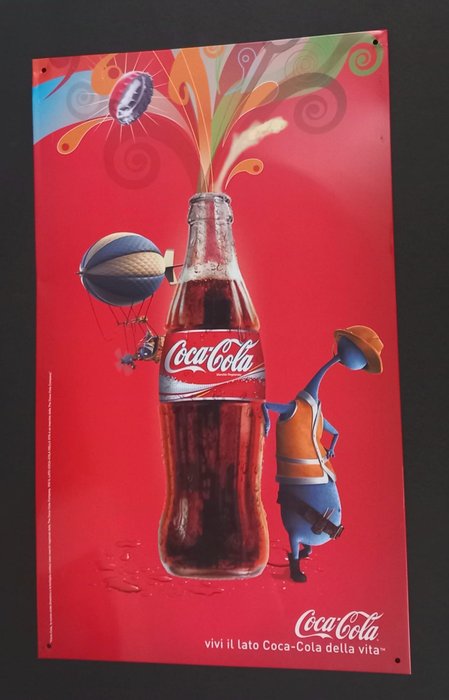 Coca Cola - Cartel publicitario - Lata 2000â€“2009
