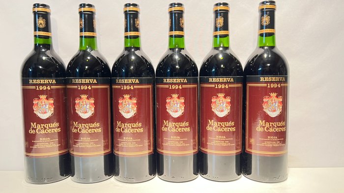 1984 Marqués de Caceres - Ριόχα Reserva - 6 Bottles (0.75L)