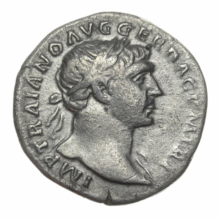 Roman Empire. Trajan (AD 98-117). Denarius (Pax). Rome mint 103-111 AD. / RIC 126