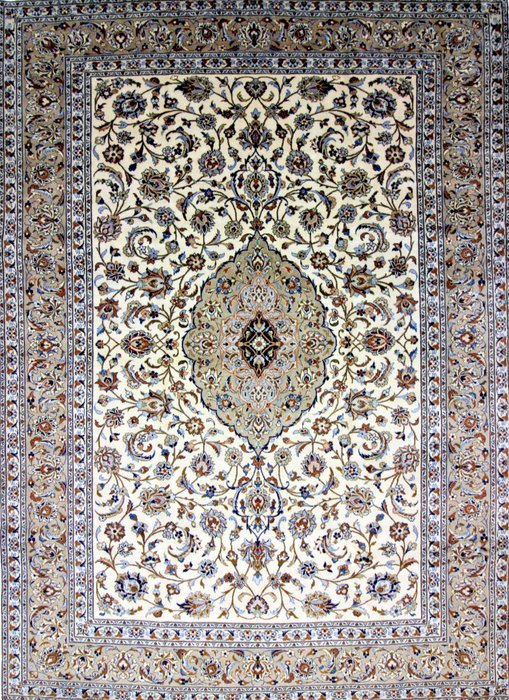 Kashan Persia bien nuevo - Alfombra - 410 cm - 300 cm
