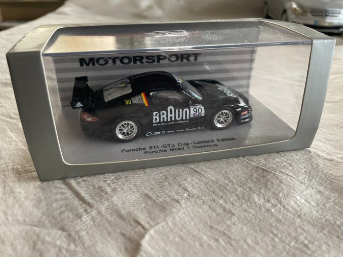 Spark 1:43 - 1 - 模型汽车 - Porsche 911 GT3 Cup Porsche Mobil Supercup Limited Edition never been opened in OVP 1 : 43