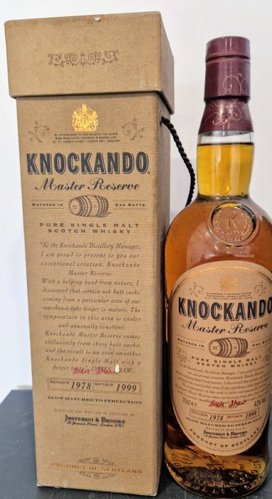 Knockando 1978 - Master Reserve - Original bottling  - b. 1999  - 70 cl