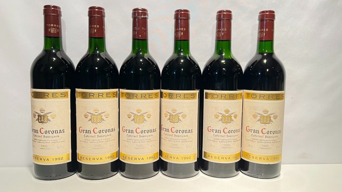 1992 Miguel Torres, Gran Coronas - Penedes Gran Reserva - 6 Bottles (0.75L)