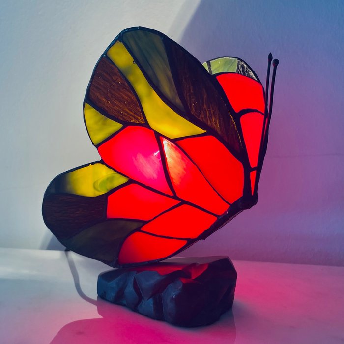 Tiffany Style - Buffet table lamp - Glass (stained glass)