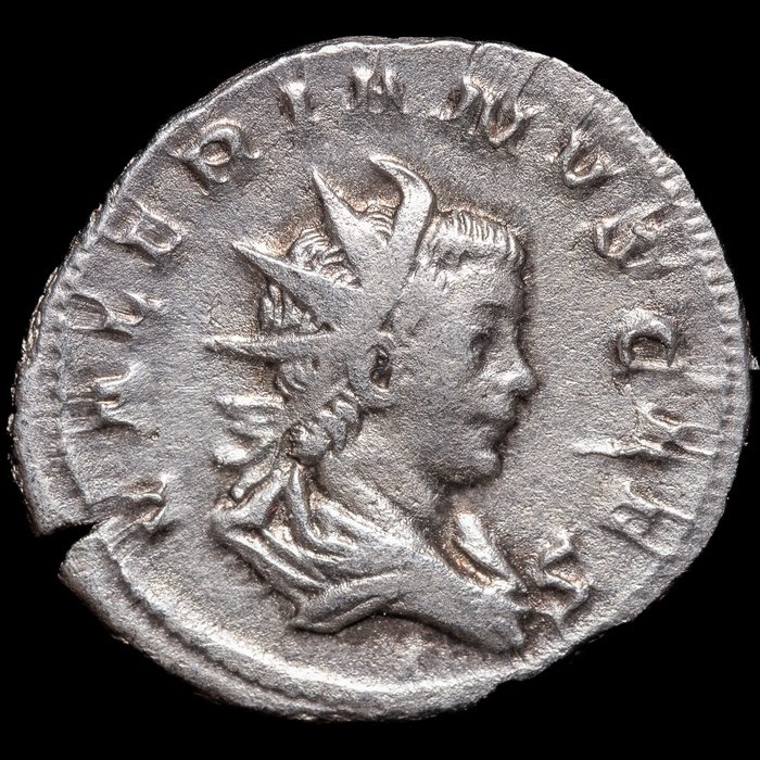 Impero romano. Valeriano II (+ 258 d.C.). Antoninianus Colonia Agrippinensis, AD 255