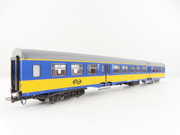 Artitec H0 - 20.158.01 - Carrozza passeggeri di modellini di treni (1) - Carrozza "Plan W" nei colori interurbani - NS